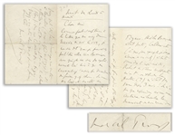 Marcel Proust Autograph Letter Signed -- ...All I could do was, with a certain melancholy, take my novels manuscript back from this publisher where I had previously been more pampered...